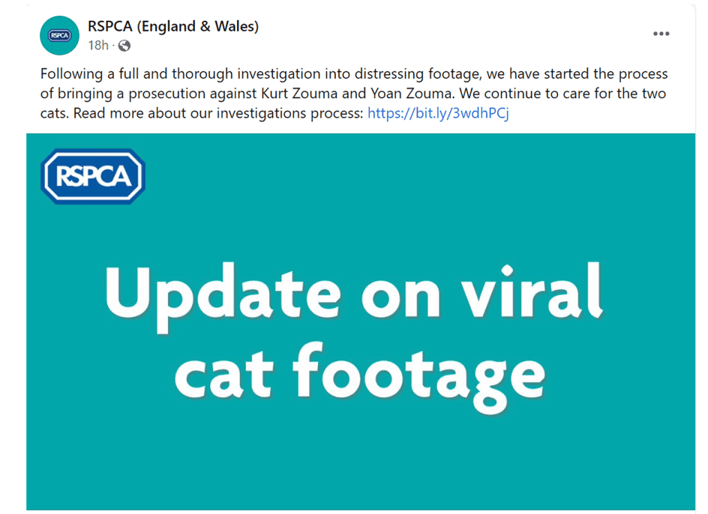 dapat prosecute ng rspca ang sarili