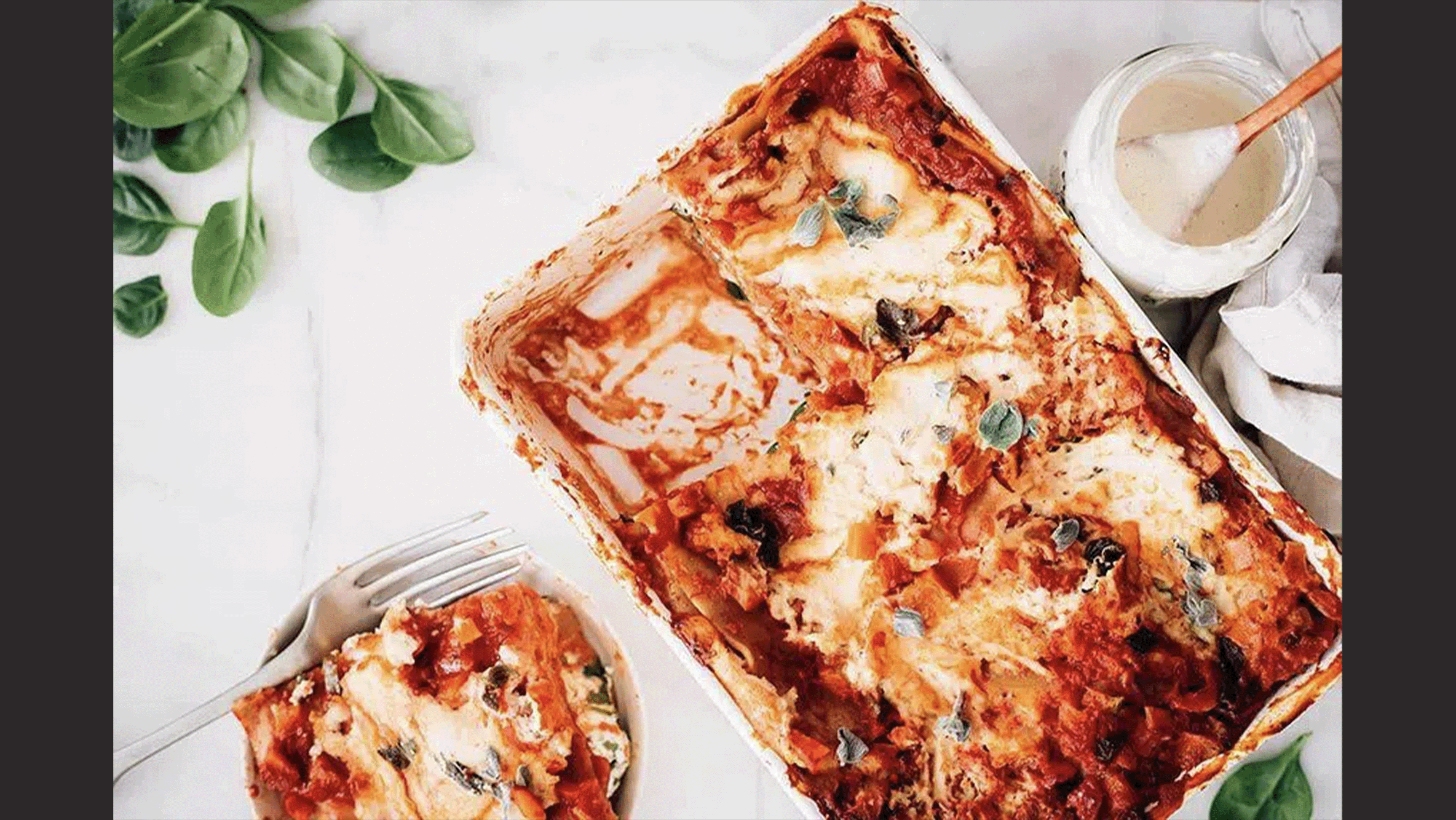 15 chutných veganských receptů ke Dni matek 67 Zdravé veganské lasagne od Nutričně