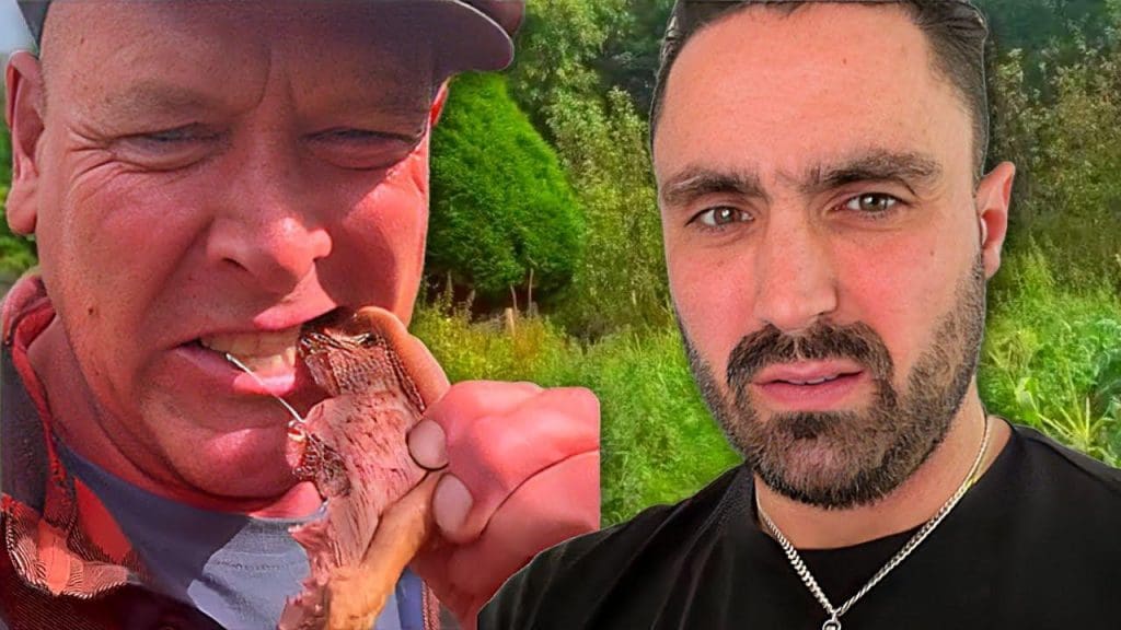 Weirdo Farmer lehvitab lihaga vegani näkku, SAAB HALSTI OMAKS