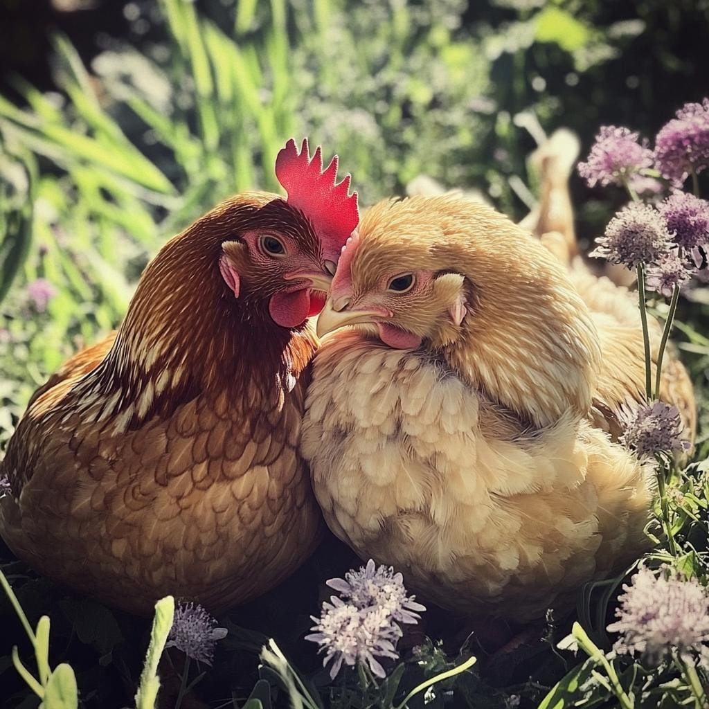 Life Beyond the Coop: sauļošanās un glāstīšanas prieki